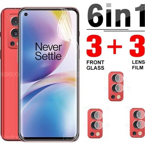 6 in 1 Hydrogel Protector Film For Oneplus Nord 2 5G On One Plus Nord2 Protective Phone Clear Screen Cover Film Camera Glasses