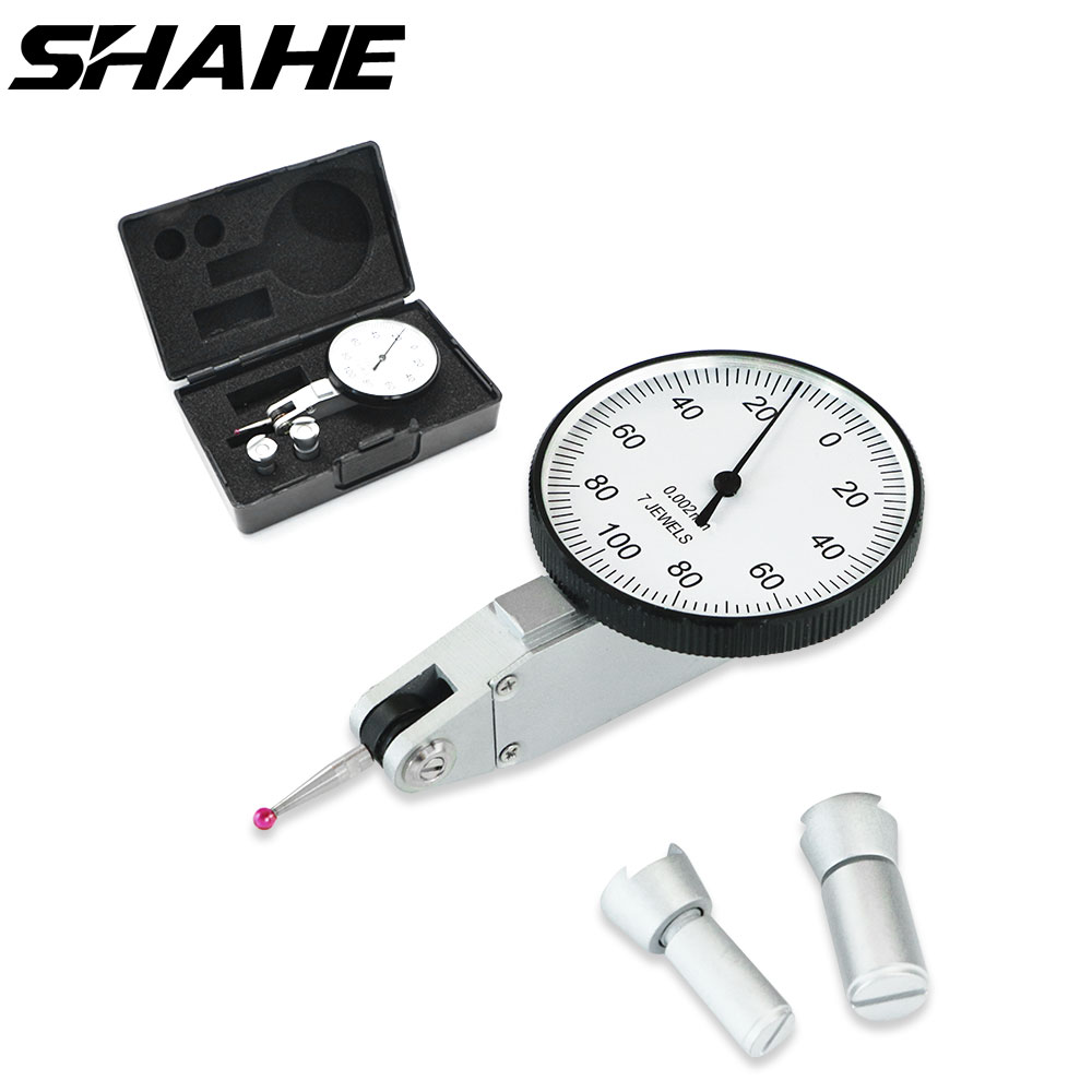 0-0.2 mm Lever Precision 0.002 mm dial test indicators Lever gauge dial gauge indicator with red jewel