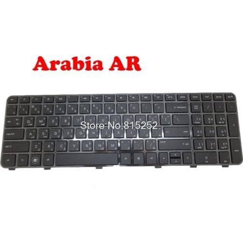 Laptop Keyboard For HP DV6-6000 AR Arabia 634139-171 640436-171 665326-171 644356-171 644363-171 666423-171 Sliver/Black