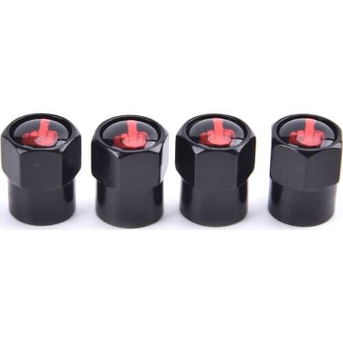 Car Wheel Tire Valve Stems Caps Anti-Theft Locking Cover Middle finger Logo Type can be confident to ride for safe with style