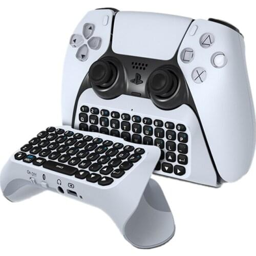 PS5 Controller Wireless Gamimg Keyboard With Built-in Speaker and Voice Chat Input for PlayStation 5 Autocollant PS5 Gamepad
