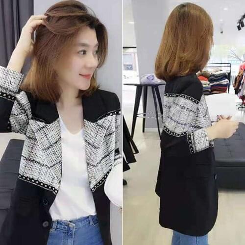 European And American Small Jacket Womens 2021 Spring Autumn New Korean Version Loose Casual Fashion Versatile