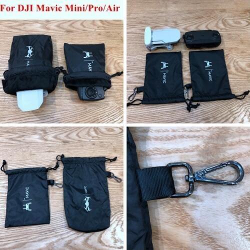 Mavic Mini 2 Drone Remote Control Storage Soft Bag Protective Case Waterproof Sleeve Hook Storing Bag for DJI Mavic Mini Pro Air