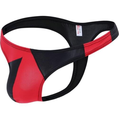 Mens Underwear T-Back G-String Briefs Sexy Breathable Low Waist Patchwork Tangas Thong Lingerie Fashion Breathless Thong Male