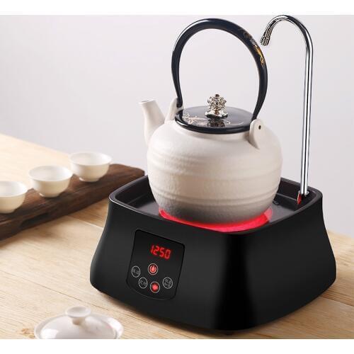 Hot Plates Home electric ceramic furnace automatic water mini tea brewing light wave iron pot NEW