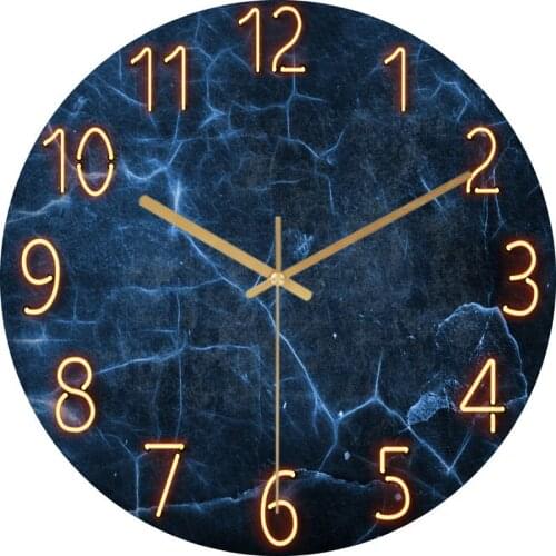30 styles optional glass living room wall clock quartz clock wall watch mute clock wall clock modern design