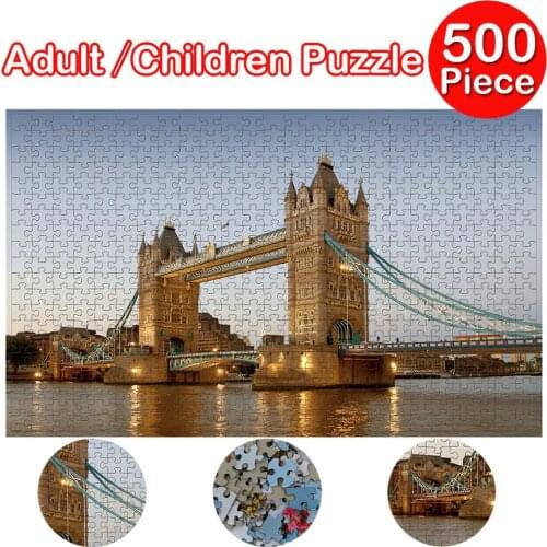 Puzzle Adults Children Jigsaws Puzzles 500 Piece night view Large Puzzle Game Interest Educational Toys Personalized Gift may21