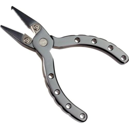 Mini Portable Aluminum Alloy Fishing Pliers Braid Cutter Split Ring Pliers Hook Remover Outdoor Fishing Tackle Tool Dropshipping