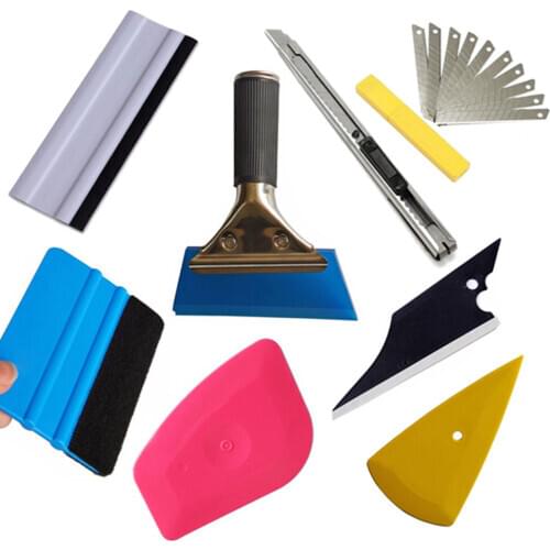 Professional 8 in 1 Car Window Film Tools Squeegee Scraper Set