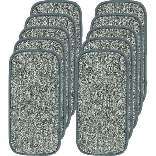 10Pcs Dust Cleaning Mop Pads For Swiffer Wetjet Wipes Reusable Mopping Pad Rags for Wet Jet Household Sweeper Mop Parts Dusters