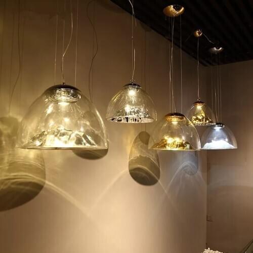 Modern led e27 pendant lights glass lamp luminaire vintage loft pendant lamp glass lampshade hang lamp light for bar restaurant