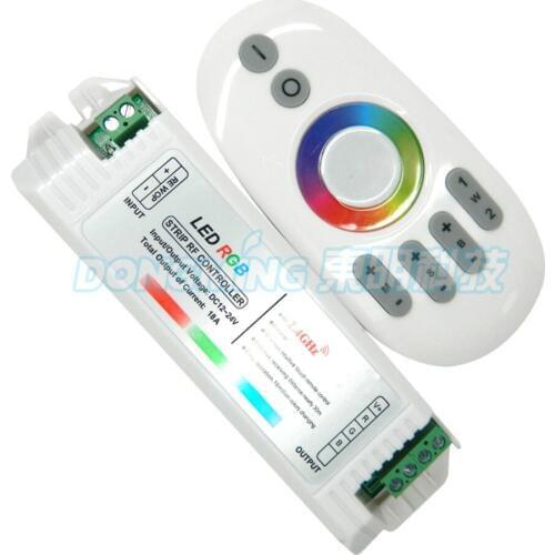 Touch panel IR Remote control for led+ 12A 2.4g rgb Controller wireless For RGB LED Strip RGB/RGBW Bulb/Panel