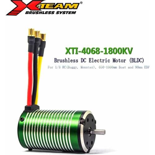 X-TEAM Brushless Motor 4068 BLDC Motor Electromotor for Remote Control RC Car 1/8 Buggy 1/10 Truck Replacement Spare Part