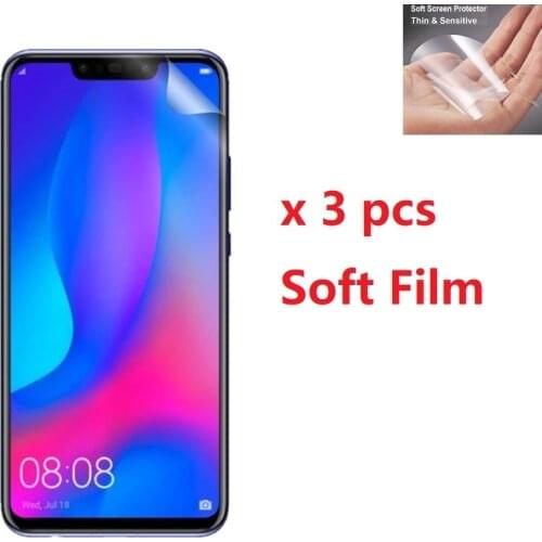 3 Pcs Plastic Soft Clear Film For Xiaomi Redmi K20 K30 10X Pro 9 9T 9i Screen Protector Phone LCD Cover Not Glass Guard Film