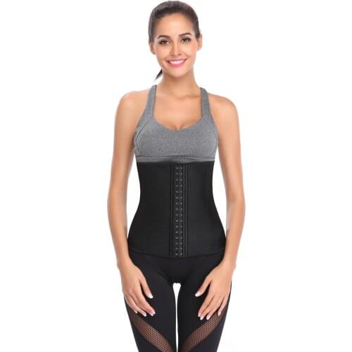 XS-6XL Ladies 4 Steel Bone Latex Corset Waist Trainer Sport Slimming Belt Body Shaper Lingerie Bustier