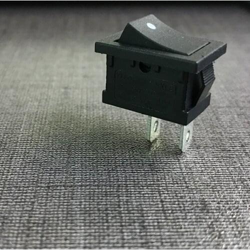 10pcs Black 12v Rocker Switch 20 Amp DC, Round Light 12 V Volt Kit Car 3 Pin 2Pin 601K-10111