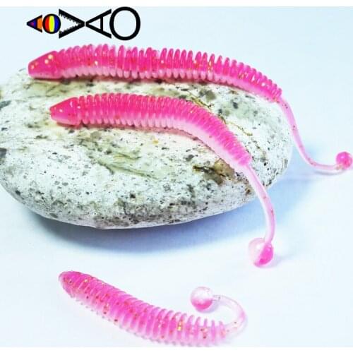 2021 New material Small squid hook soft bait 3pcs/lot Fishing Lure Tiddler Bait With Hook 5cm Atrificial Bait Fishing Tackle