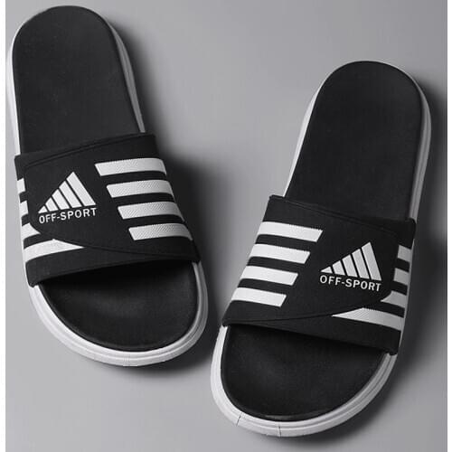 Brand Men Slippers Shoes Soft Thick Sole Non-slip Male Sandals Summer Water Shoes Slides Mens Beach Shoe Man Slipper Flat Sandal