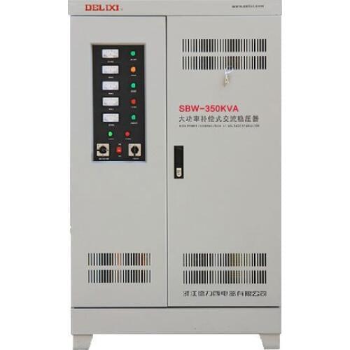 DELIXI SBW-350KVA 350KW High Power Compensation Three Phase Voltage Stabilizer 350000VA compensated power regulator in/out 380V