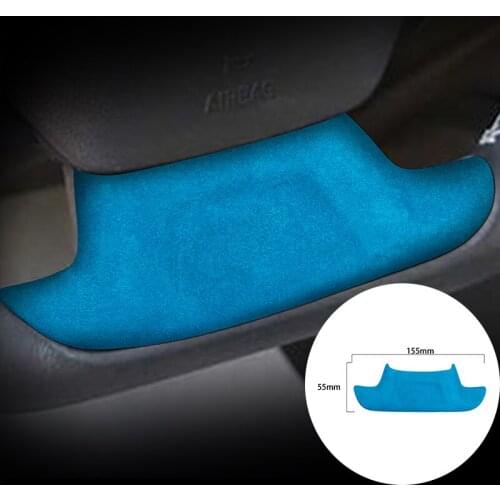 For Chevrolet Camaro 2016-2020 Alcantara Suede Wrap Car Steering Wheel Panel Strip Cover Trim Sticker Internal Accessories