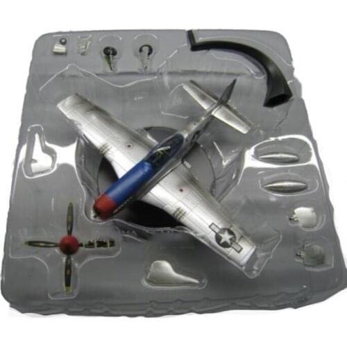 P-51 Mustang Fighter Diecast 1/72 Scale World War II American Military Aircraft Alloy Static Display Gift Boy Hot Toys