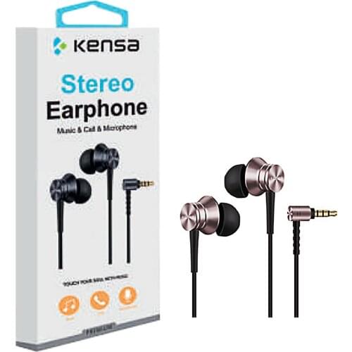 KA-170 Wired Headset Earbuds White In-Ear Earphone With Microphone Portable High-Quality Earphone