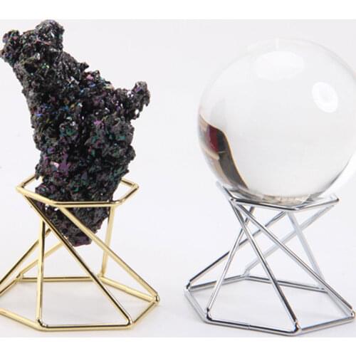 Metal Display Stand for Crystal Glass Lens Ball Divination Photography Lensball Base 50 60mm 70mm 80mm Magic Sphere Globe Holder