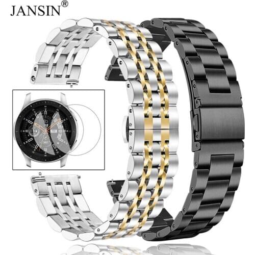 Metal Band For Samusng Galaxy Watch 3 Bracelet for galaxy watch 46mm 42mm S3 Strap for Huawei Watch gt2e gt gt2 46mm GTR 42 47mm