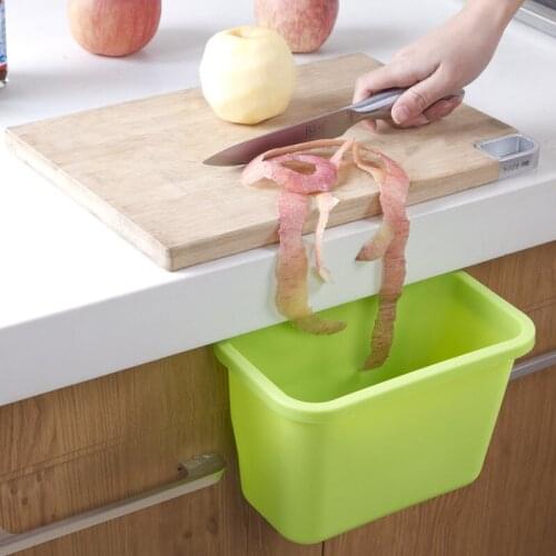 Multi-purpose Kitchen Storage Box Cabinet Trash Hanging Storage Rack Kitchen Debris Storage Holder OrganiseStorage Accessories