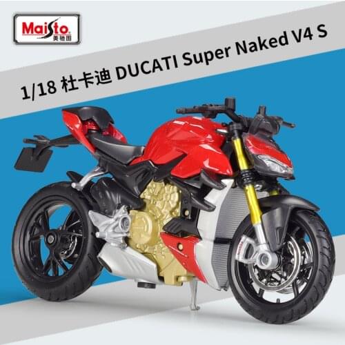 Meritor Figure 1: 18 Ducati super naked V4 s simulation alloy motorcycle model finished product
