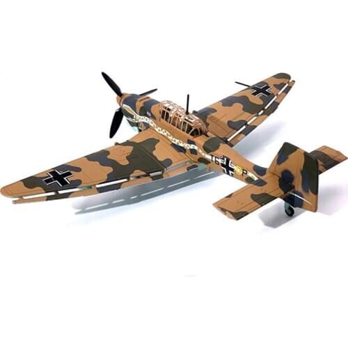 1/72 Scale Military Model German Fighter Junkers Stuka Ju-87 Dive Bomber Model Toys Metal Diecast Collectible WLTK