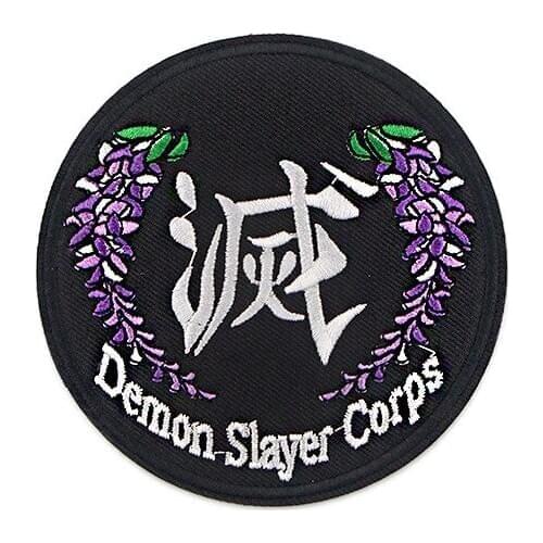 Demon Slayer Embroidery Patch Creative Patch for Clothes Personality DIY Accessories Patch Iron on Patch AL3037