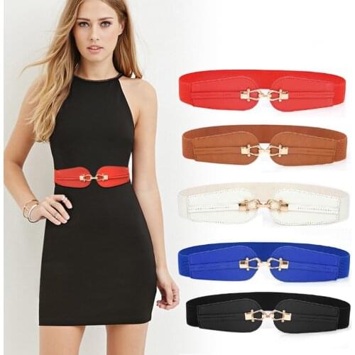 New Women Belt Hot Designer Belts for Woman Mutile Color Brand Classy Elastic Belt Ceinture Femme Belt Ladies Apparel Accessory