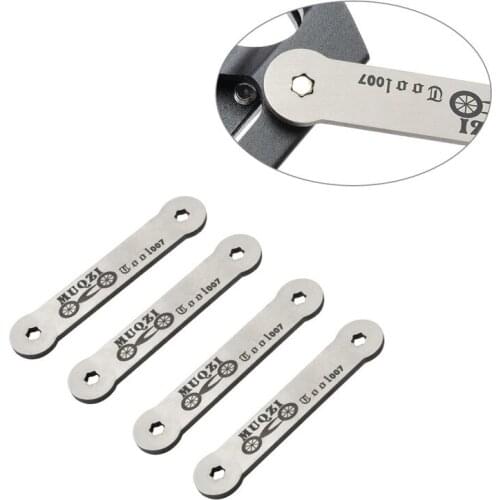 Mountain Bike Bearing Pedal Anti-slip Nail Wrench Road Bike Anti-skid Nail Universal Plum Blossom Stainless Steel Wrench