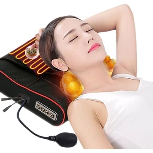 Massager Cervical Moxibustion Airbag Massage Pillow Cervical Pillow Multifunctional Spine Neck Massage Lying Pillow Back Pillow