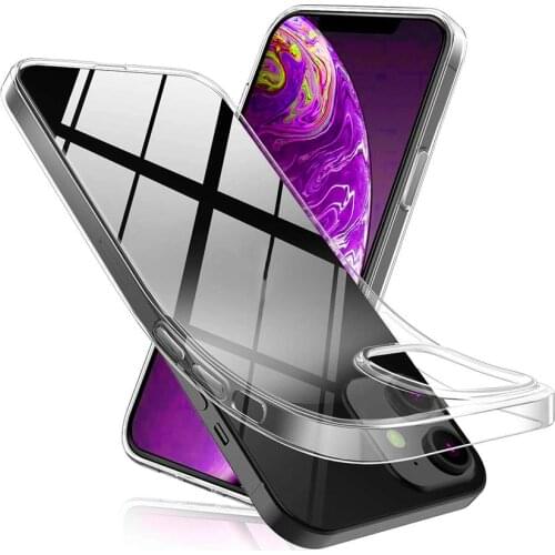 Transparent TPU Silicone Phone Case For iPhone 12 pro max Case Clear For iPhone 11 X Xr Xs Max mobile phone Cover 8 7 Plus SE20