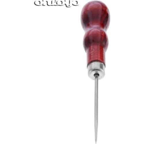 Awls One Thousand Wooden Handle Awl Through Double Gourd Manual Accounting Office Appliances Stitch Bookbinding Tools