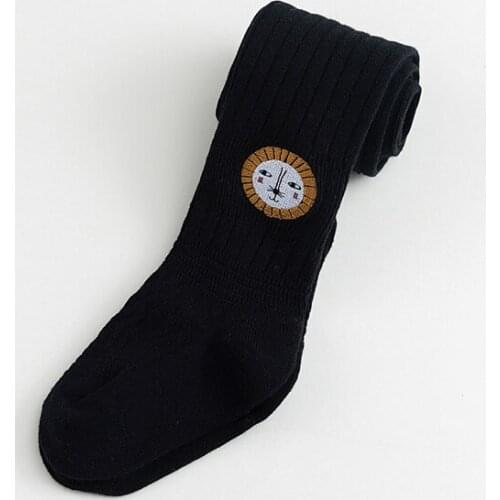 ITAZURAPIG Cute Winter Leggings For Girls Funny Cartoon Animal Print High Socks Warm Cotton Tights 1-11 Years Children Tights