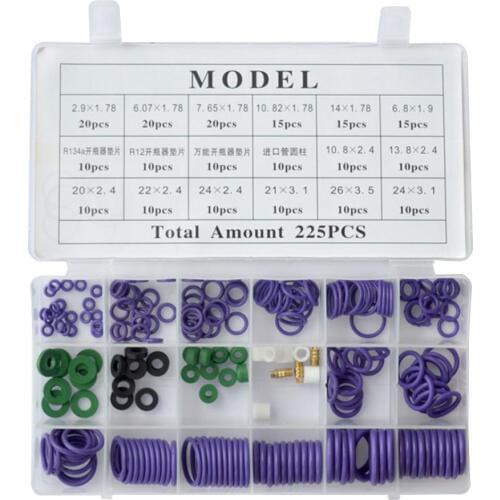 Seal Ring For Automotive Air Conditioning O-shape Rubber Pad Thimble Valve Core Repair Tool R134a R12 Refrigeration Accessories