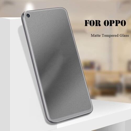 For OPPO F17 F17Pro F19 F19Pro F19 Pro Plus 5G Matte Anti Fingerprint Tempered Glass Frosted Screen Protector Front Film
