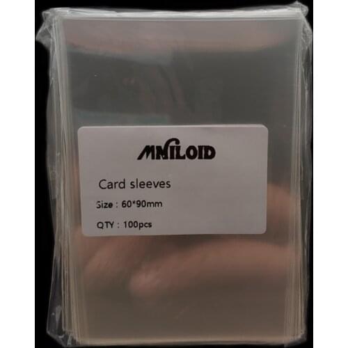 100pcs 60*90mm Card Sleeve Cards Protector Magic Killers for Football Star Three Kingdom Card board game card sleeves