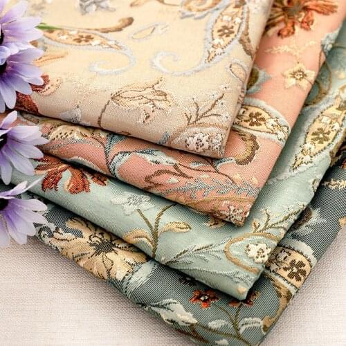 Embossed jacquard clothing fabric excellent quality fabric sewing material for DIY dress women exquisite design fabrics by meter