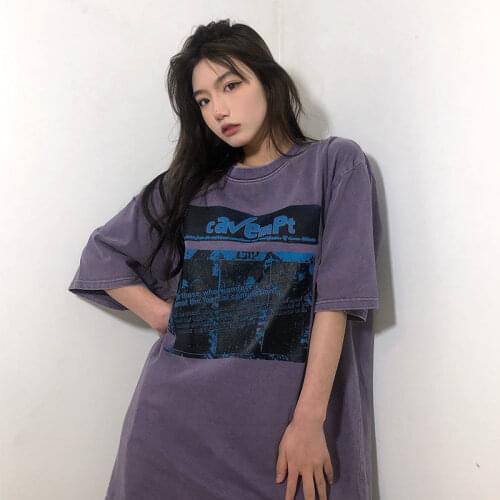 \Women Clothes Aesthetic College Funny Party Loose Girls Loose Fashion Summer Top Female Y2k Top Graphic Tee Women Clothing