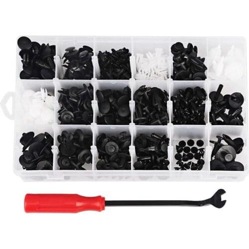 120Pcs Mixed Auto Car Fastener Car Bumper Retainer Clips Plastic Push Pin Rivet Door Clip Panel Replacement Auto Accessories kit
