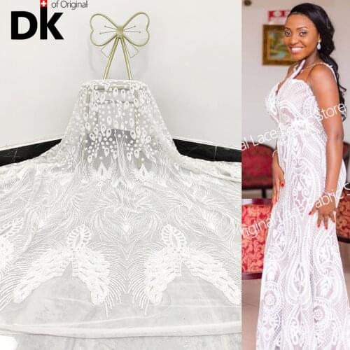2.5 Yards Special Offer !!! Classical Desig Sequins Net Lace Fabric African Nigerian Lady Wedding And Evening Party Dress Sewing