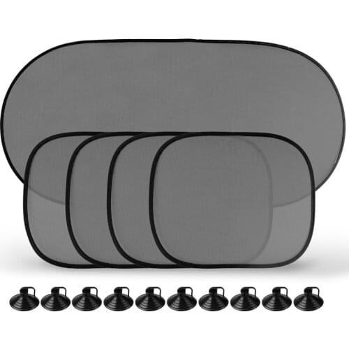 Car Side Rear Window Screen Sunshade Windshield UV Protection Mesh Cover Sun Visor Dust Protector Heat Sun Shades