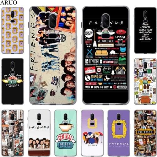 Phone Case for OnePlus 8T 5T 7T 7 Pro 6 5 3 8 Friends TV Central Perk Coffee Soft TPU Silicone cases for OPPO Realme 5 Cover