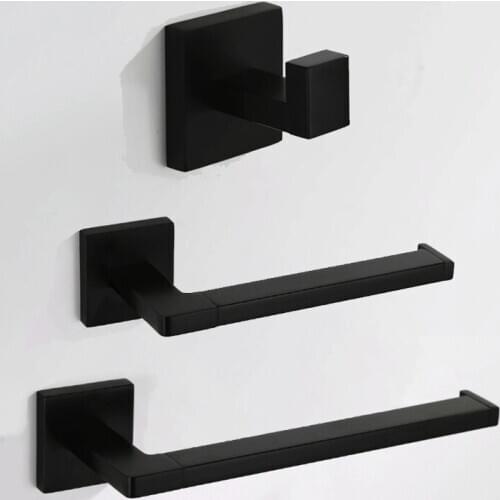 Black Bathroom Accessories Sets Brass Antique WC Paper Holder Toilet Tissue Hanger Bar Towel Ring Wall Mouth Clothes Robe Hooks