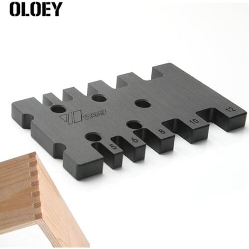Inch/MM Woodworking Tenon Mortise Milling Gauge Angle Miter Gauge Template Right Angle Sawing Jiont for Table Saw Router CNC