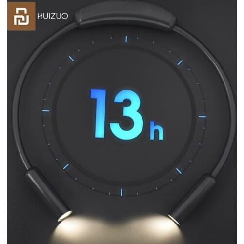 HUIZHOU Flexible Bright LED Neck Hanging Light Book Reading Lamp Portable Flashlight Soft Hose 2 Adjustable Lighting USB Charge